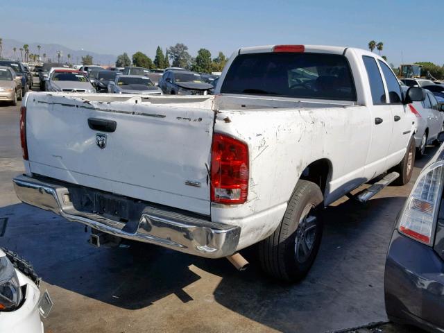 1D7HA18286J246802 - 2006 DODGE RAM 1500 S WHITE photo 4