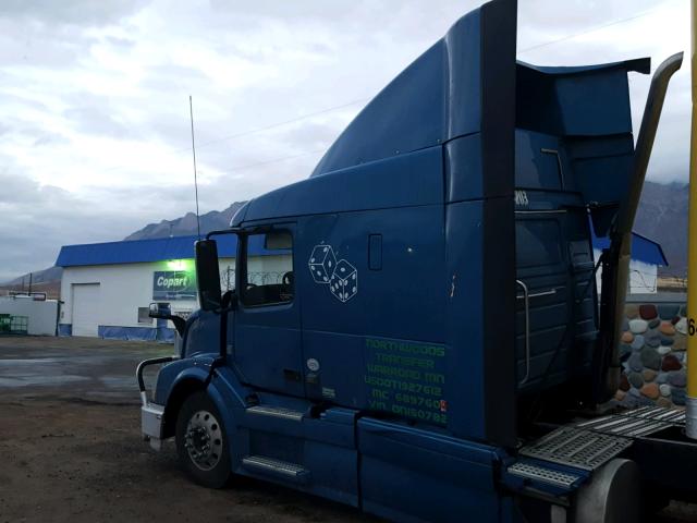 4V4N99EH9DN150782 - 2013 VOLVO VN VNL BLUE photo 3