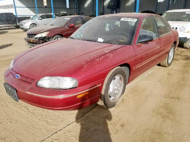 2G1WL52M0S1137082 - 1995 CHEVROLET LUMINA RED photo 2