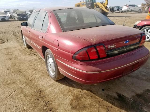 2G1WL52M0S1137082 - 1995 CHEVROLET LUMINA RED photo 3