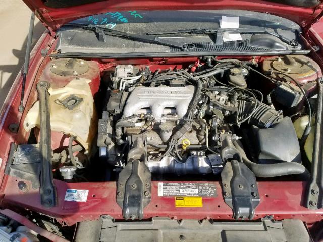 2G1WL52M0S1137082 - 1995 CHEVROLET LUMINA RED photo 7