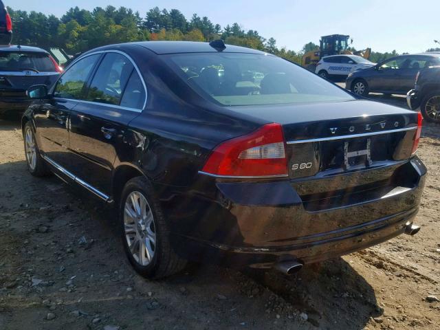 YV1940AS0B1138043 - 2011 VOLVO S80 3.2 BLACK photo 3