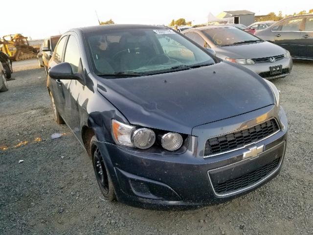 1G1JB5SH7C4213144 - 2012 CHEVROLET SONIC LS 灰色 照片 1