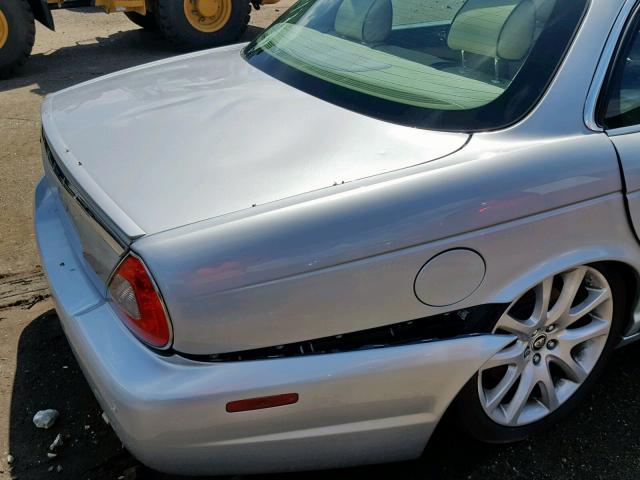 SAJWA79B58SH25005 - 2008 JAGUAR XJ8 L SILVER photo 9