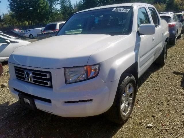 2HJYK16466H549506 - 2006 HONDA RIDGELINE WHITE photo 2