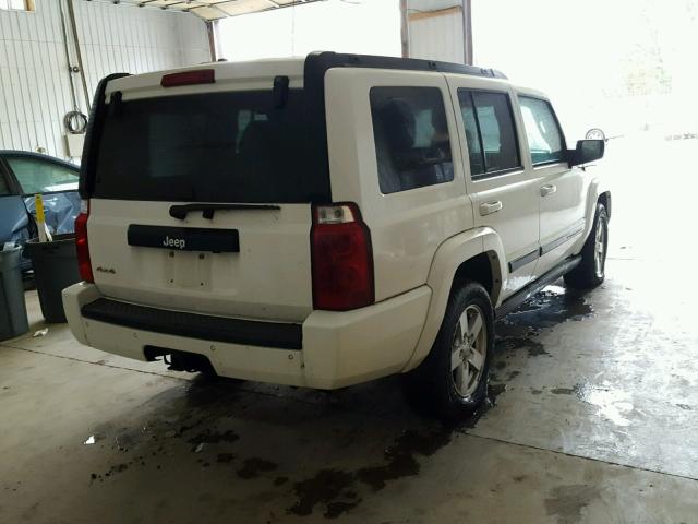1J8HG48N27C586546 - 2007 JEEP COMMANDER WHITE photo 4