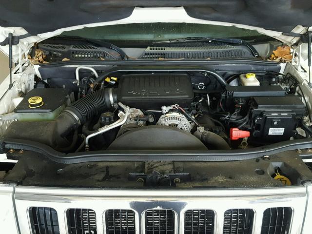 1J8HG48N27C586546 - 2007 JEEP COMMANDER WHITE photo 7