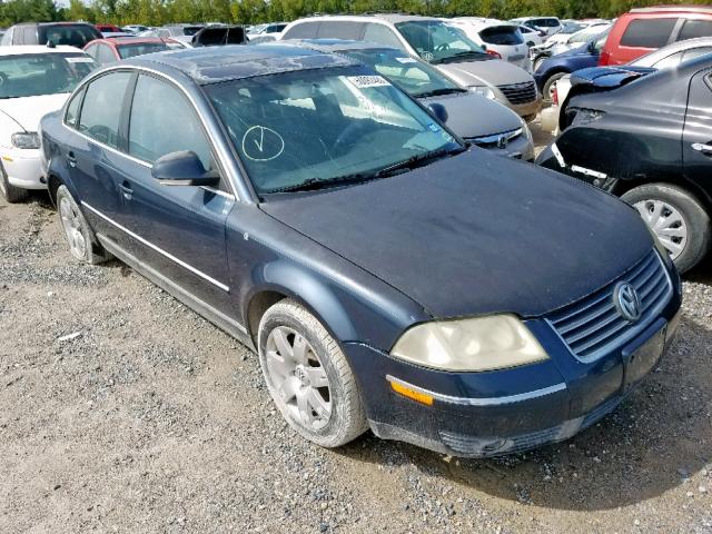 WVWAD63B85P054766 - 2005 VOLKSWAGEN PASSAT GLS BLUE photo 1