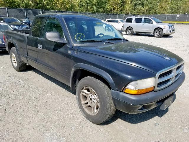 1D7GL32K24S711754 - 2004 DODGE DAKOTA SPO BLACK photo 1