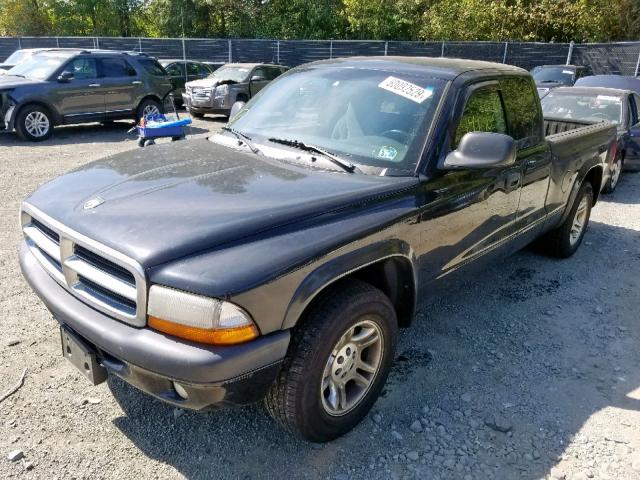 1D7GL32K24S711754 - 2004 DODGE DAKOTA SPO BLACK photo 2