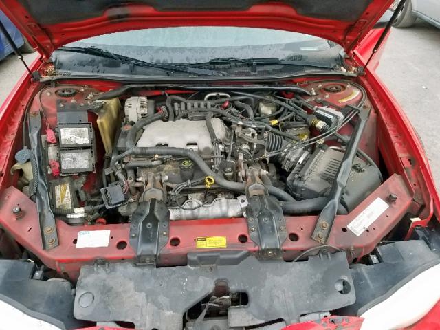 2G1WW12E9Y9384894 - 2000 CHEVROLET MONTE CARL წითელი ფოტო 7