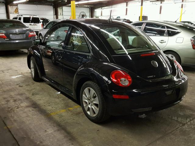 3VWPW31C28M523131 - 2008 VOLKSWAGEN NEW BEETLE BLACK photo 3