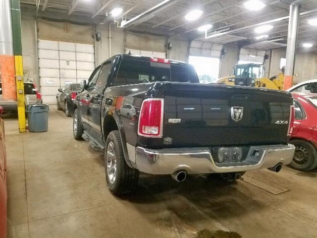 1C6RR7NT6DS620233 - 2013 RAM 1500 LARAM BLACK photo 3