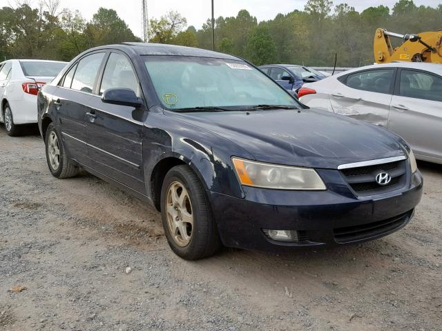 KMHEU46C06A111679 - 2006 HYUNDAI SONATA GLS BLACK photo 1