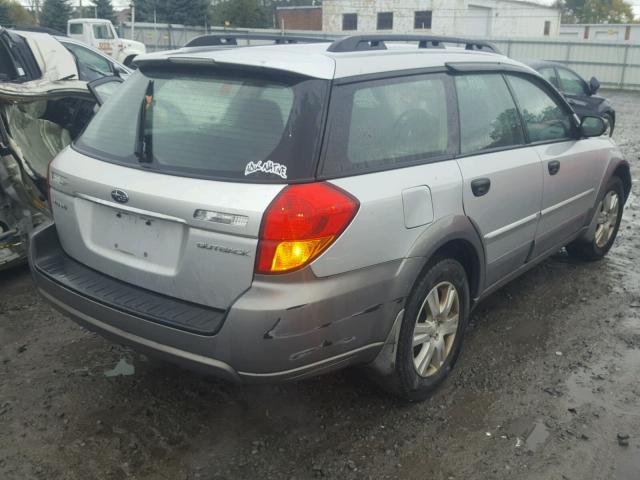 4S4BP61C957384399 - 2005 SUBARU LEGACY OUT SILVER photo 4