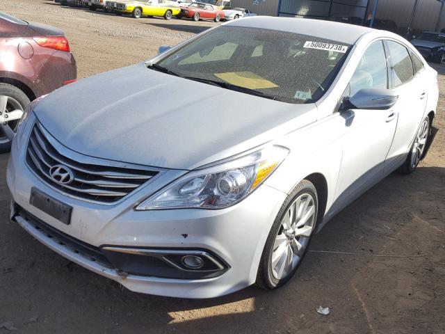 KMHFG4JG4GA535051 - 2016 HYUNDAI AZERA SILVER photo 2