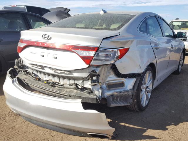 KMHFG4JG4GA535051 - 2016 HYUNDAI AZERA SILVER photo 4