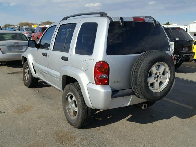 1J4GL58K62W131050 - 2002 JEEP LIBERTY LI SILVER photo 3