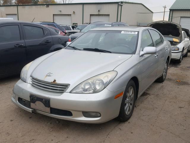 JTHBA30G245018611 - 2004 LEXUS ES 330 GRAY photo 2