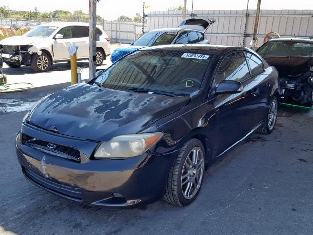 JTKDE177050030885 - 2005 TOYOTA SCION TC შავი ფოტო 2