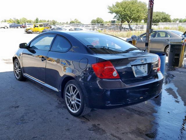 JTKDE177050030885 - 2005 TOYOTA SCION TC შავი ფოტო 3