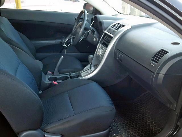 JTKDE177050030885 - 2005 TOYOTA SCION TC შავი ფოტო 5
