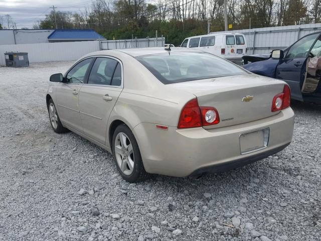 1G1ZB5EB4AF204722 - 2010 CHEVROLET MALIBU LS 棕色 照片 3