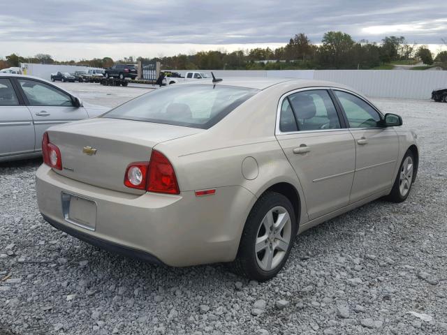 1G1ZB5EB4AF204722 - 2010 CHEVROLET MALIBU LS 棕色 照片 4