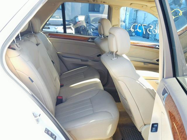 4JGBB22E68A362987 - 2008 MERCEDES-BENZ ML 320 CDI WHITE photo 6