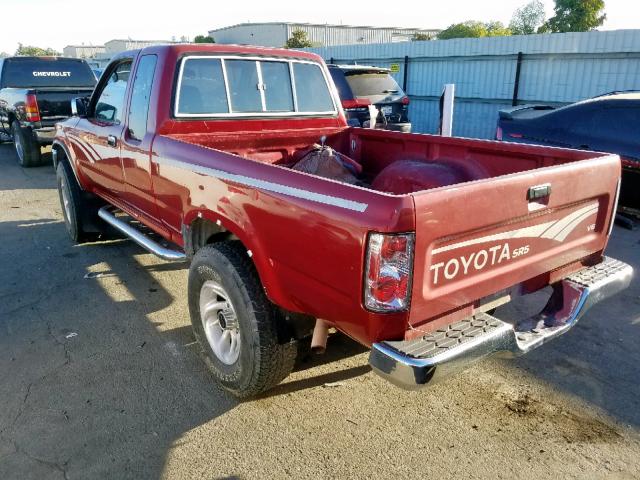 JT4VN13G3N5084136 - 1992 TOYOTA PICKUP 1/2 RED photo 3