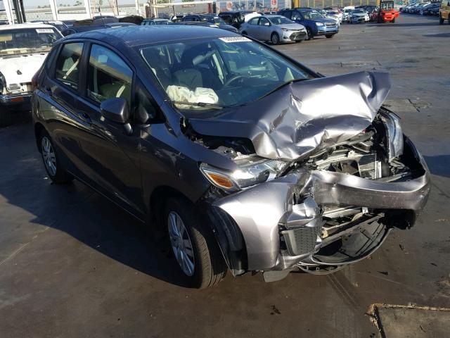 3HGGK5H55HM710513 - 2017 HONDA FIT LX GRAY photo 1