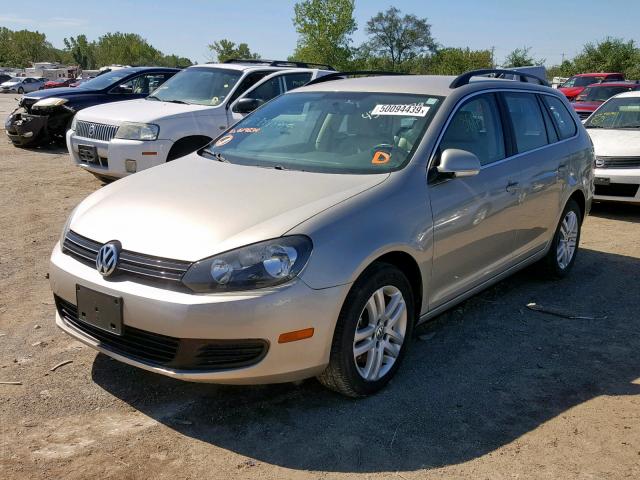 3VWPL7AJ9EM619834 - 2014 VOLKSWAGEN JETTA TDI GOLD photo 2