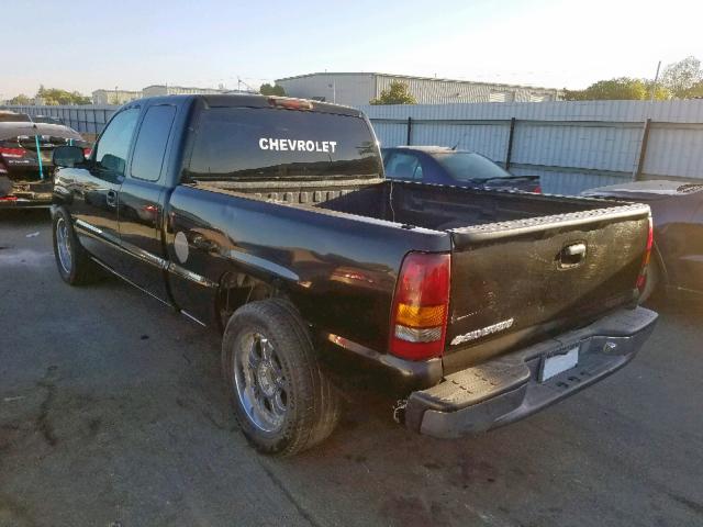 1GCEC19XX6Z296748 - 2006 CHEVROLET SILVERADO BLACK photo 3