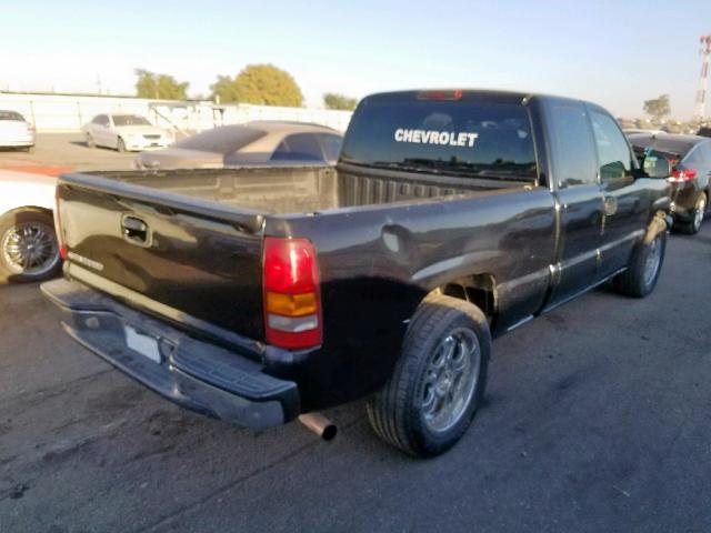 1GCEC19XX6Z296748 - 2006 CHEVROLET SILVERADO BLACK photo 4