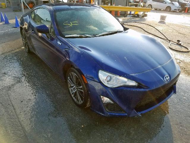 JF1ZNAA19D1717640 - 2013 TOYOTA SCION FR-S BLUE photo 1