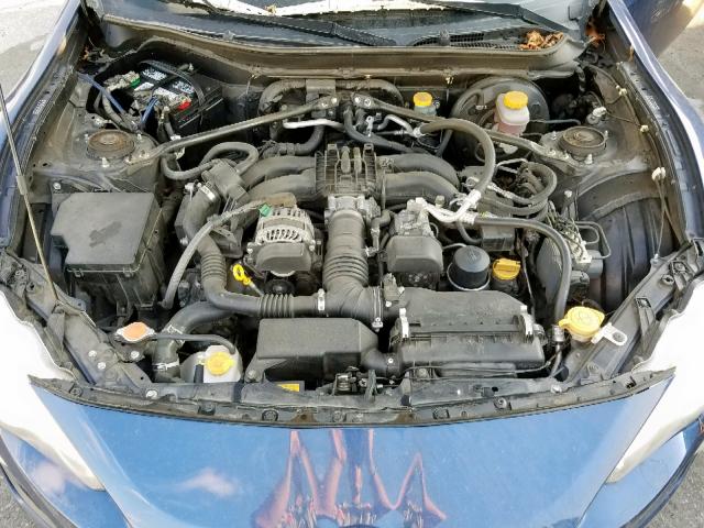 JF1ZNAA19D1717640 - 2013 TOYOTA SCION FR-S BLUE photo 7