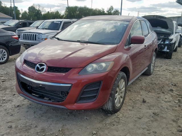 JM3ER2W57A0314070 - 2010 MAZDA CX-7 RED photo 2