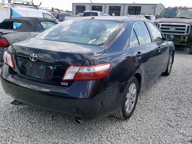 4T1BB46K69U096611 - 2009 TOYOTA CAMRY HYBR BLACK photo 4