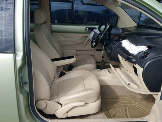 3VWPW31C19M500795 - 2009 VOLKSWAGEN NEW BEETLE Grün Foto 5