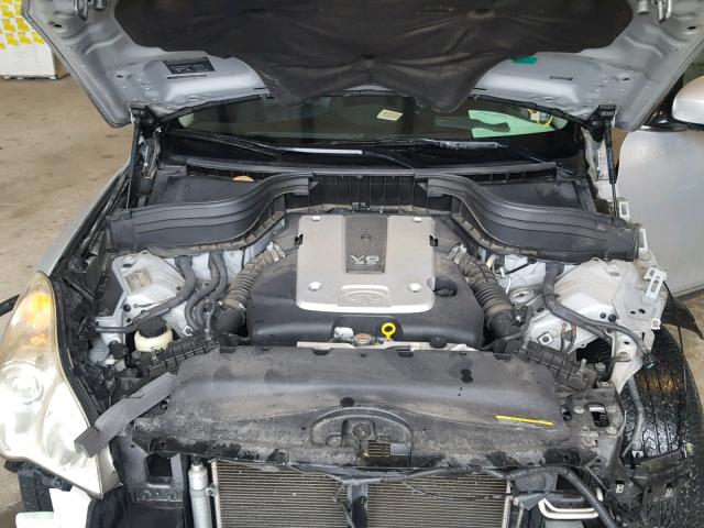 JNKAJ09E88M306950 - 2008 INFINITI EX35 BASE GRAY photo 7