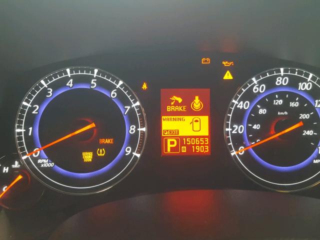 JNKAJ09E88M306950 - 2008 INFINITI EX35 BASE GRAY photo 8