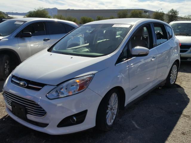 1FADP5BUXFL107225 - 2015 FORD C-MAX SEL WHITE photo 2