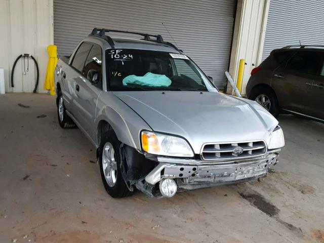 4S4BT62C367104634 - 2006 SUBARU BAJA SPORT SILVER photo 1