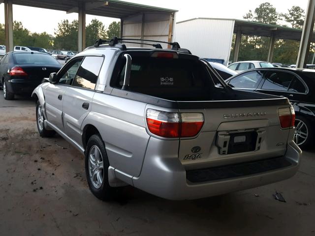 4S4BT62C367104634 - 2006 SUBARU BAJA SPORT SILVER photo 3