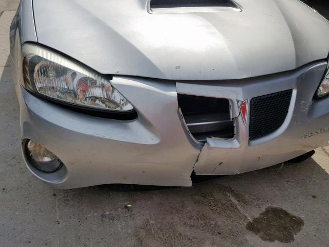 2G2WP552381128217 - 2008 PONTIAC GRAND PRIX SILVER photo 9