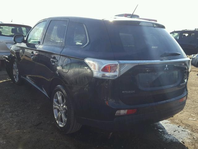 JA4AD3A38EZ005298 - 2014 MITSUBISHI OUTLANDER BLACK photo 3