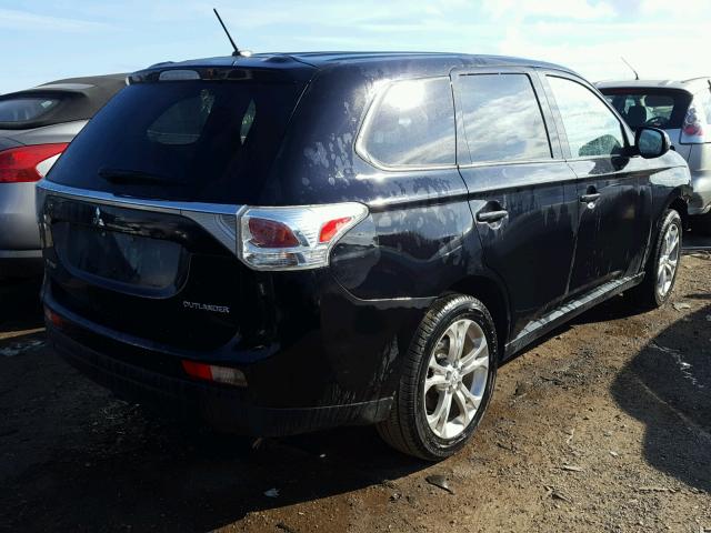 JA4AD3A38EZ005298 - 2014 MITSUBISHI OUTLANDER BLACK photo 4