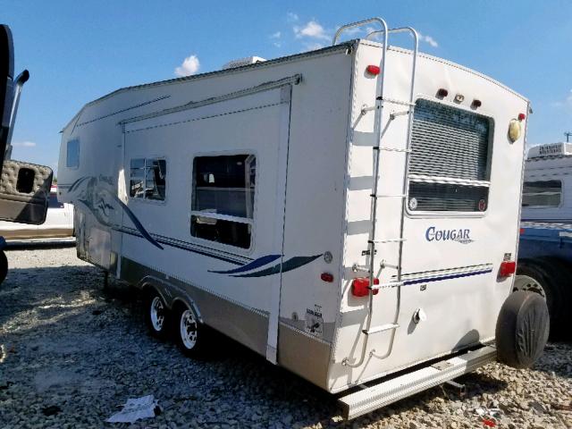 4YDF2782X32036237 - 2003 KEYSTONE 5TH WHEEL WHITE photo 4