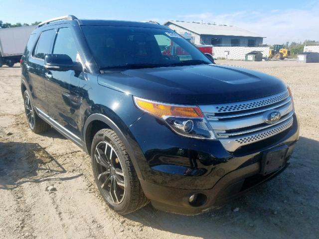 1FM5K8D86EGB50140 - 2014 FORD EXPLORER X BLACK photo 1