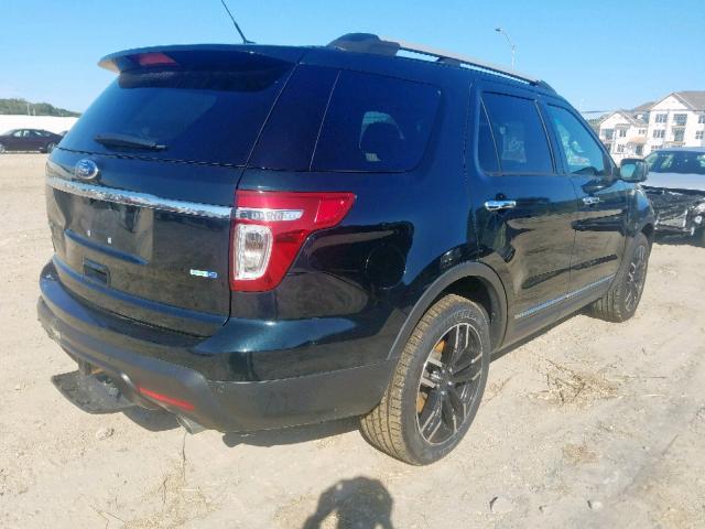 1FM5K8D86EGB50140 - 2014 FORD EXPLORER X BLACK photo 4